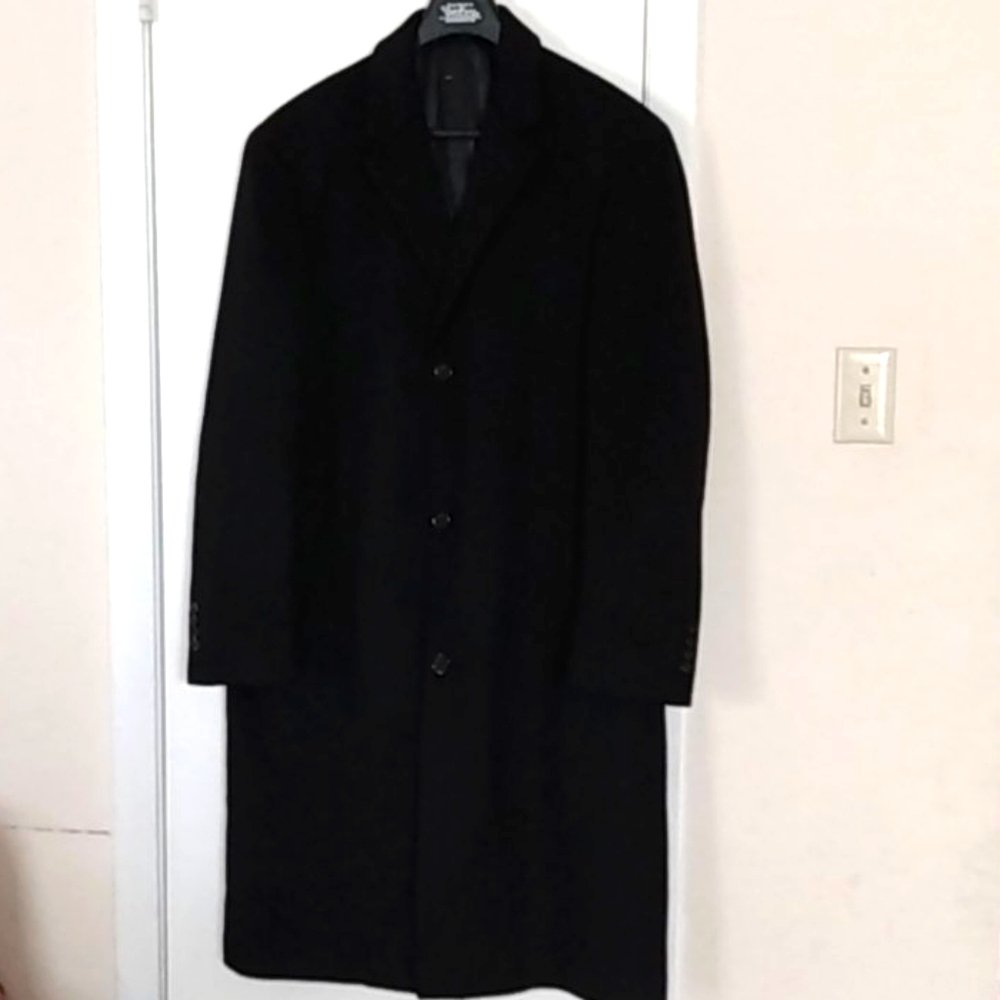 CHAPS Black Men's Overcoat